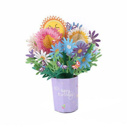 🌼【Kupite 1, dobijte 1 gratis】3D Pop-up buket s čestitkom