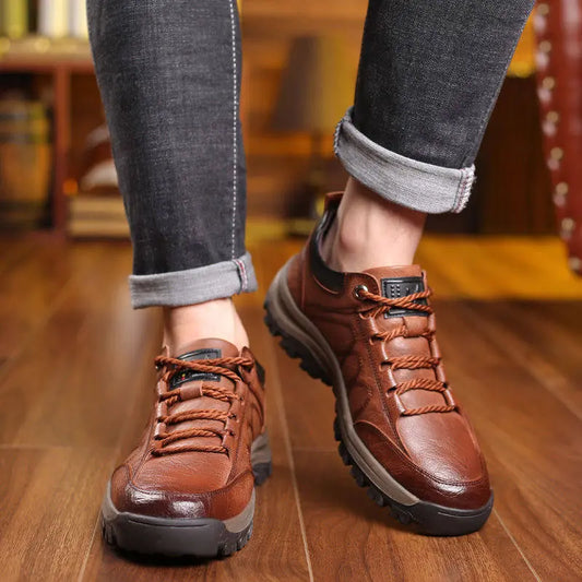 🔥👞40% de descuento por tiempo limitado en artículos populares: Nuevos zapatos de cuero genuino para hombre estilo invierno, extremadamente cómodos