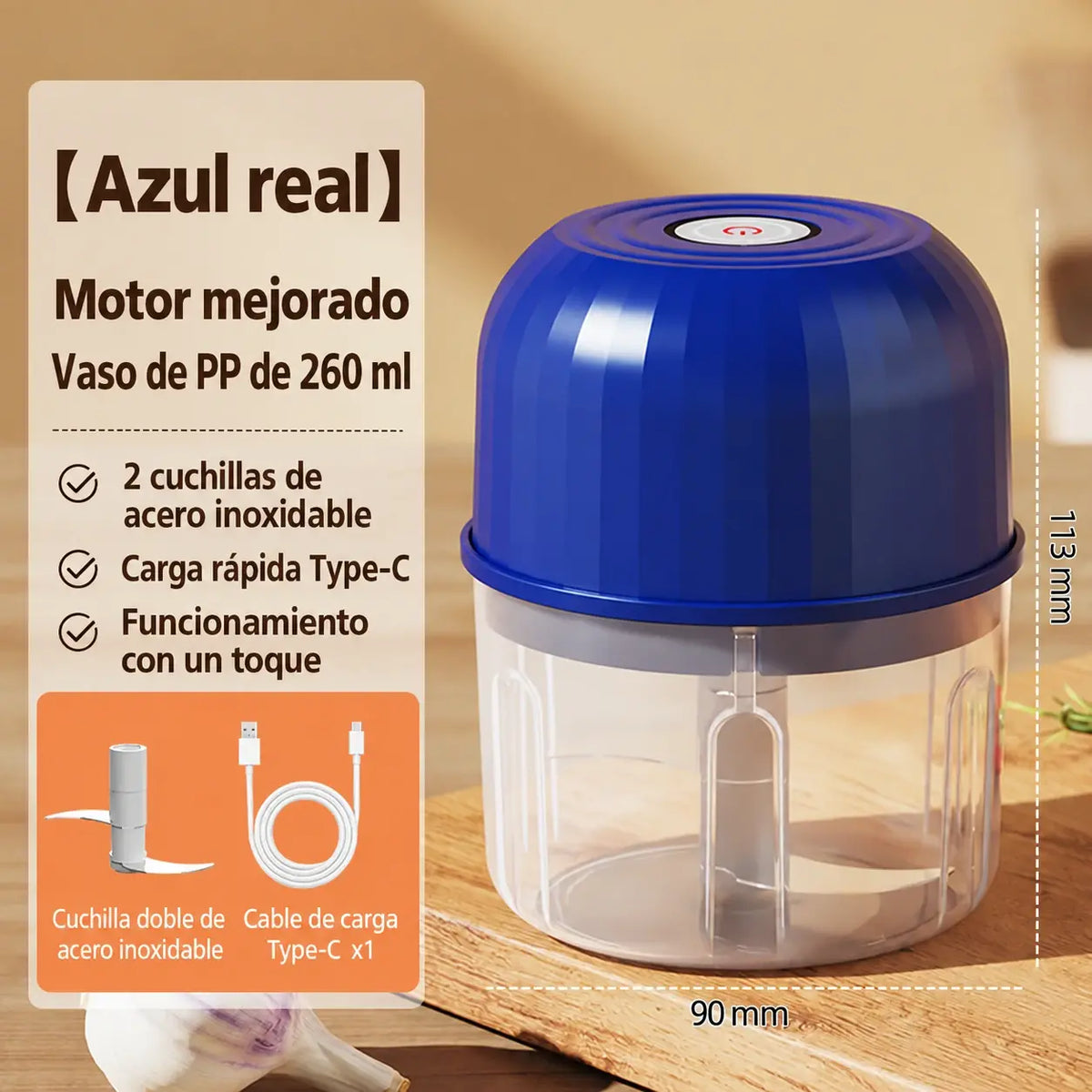 ✨ Minipicadoras de carne eléctricas e inalámbricas