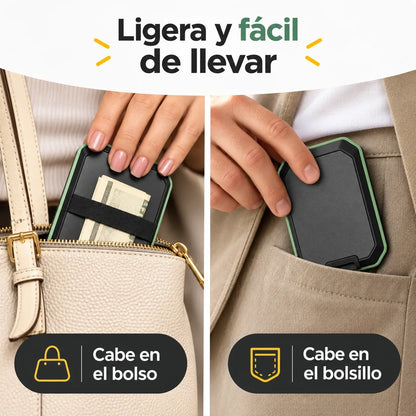 🔥Cartera inteligente antirrobo RFID: diseño elegante, ligero y seguro para tus tarjetas y efectivo