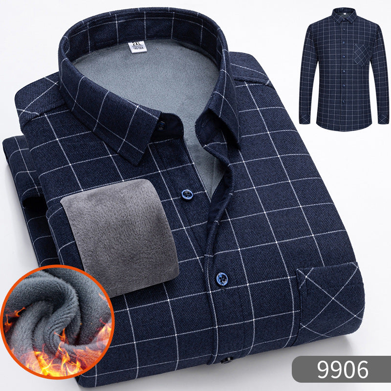 🔥👔Platba na dobierku | Teplá pánska blúza s dlhým rukávom na jesenné a zimné obdobie (L–5XL)