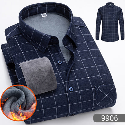 🔥👔Platba na dobierku | Teplá pánska blúza s dlhým rukávom na jesenné a zimné obdobie (L–5XL)