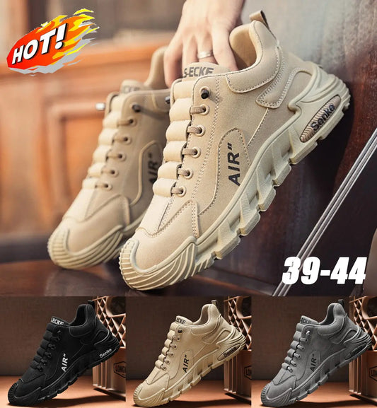 Zapatos casuales impermeables y transpirables para hombre, suela suave, cómodos de llevar.
