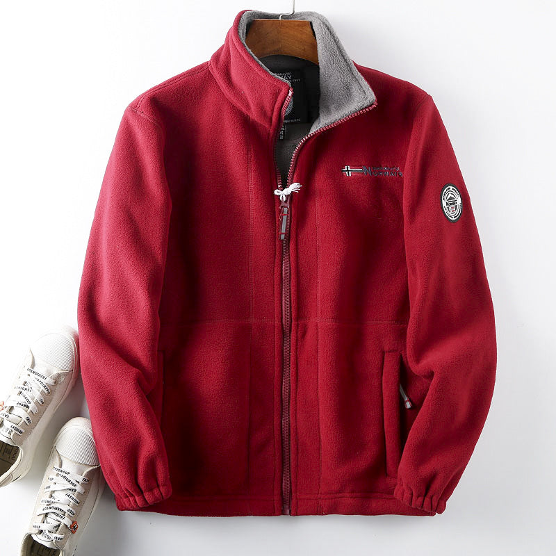 🔥💥【S-3XL】 Ανδρικό ζεστό βαμβακερό παλτό casual μάλλινο μπουφάν διπλής όψης