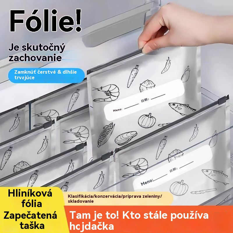 🧡【Platba pri doručení】Opakovane použiteľné uzatvárateľné úložné vrecká z hliníkovej fólie