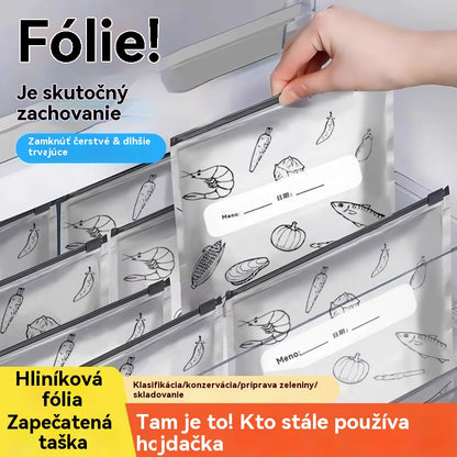 🧡【Platba pri doručení】Opakovane použiteľné uzatvárateľné úložné vrecká z hliníkovej fólie