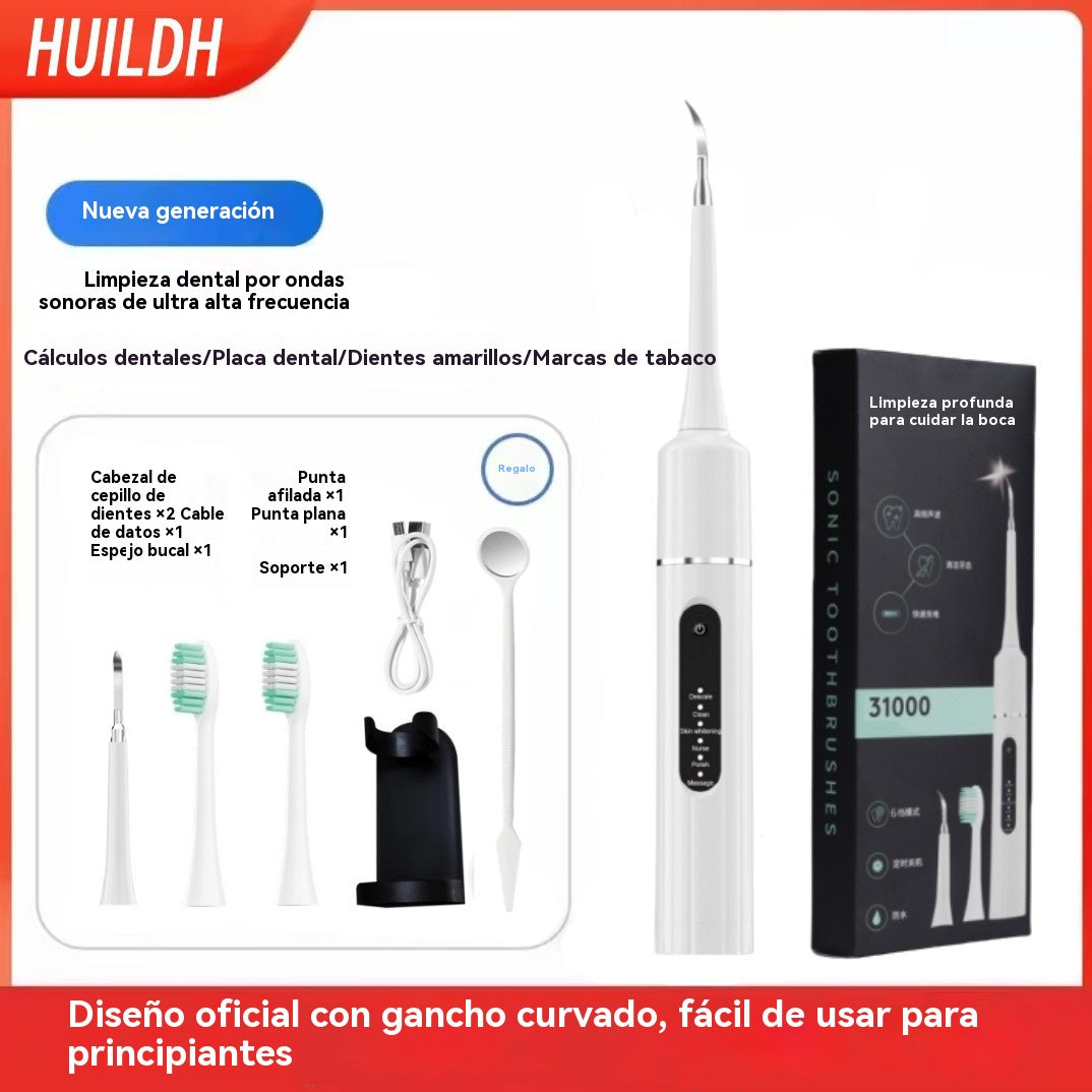 🔥49%OFF✨🦷2 v 1 ultrazvukový čistič zubov, odstraňovač zubného povlaku a elektrická zubná kefka.