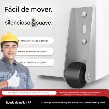 Plaćanje pouzećem🚪 Nosač kliznih vrata s kotačićima – tih, podesiv i jednostavan za ugradnju 🔧