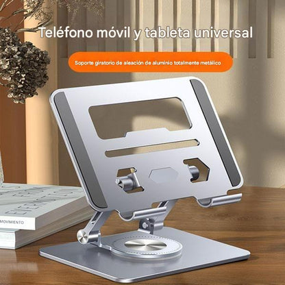 💥💻Soporte para computadora portátil Aleación de aluminio Soporte giratorio de aleación de aluminio