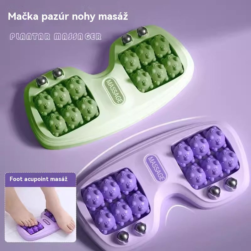 【Kupite 1, dobite 1 gratis】🔥Nov izdelek💜Prenosni masažer za stopala z dvema valjčkoma💜