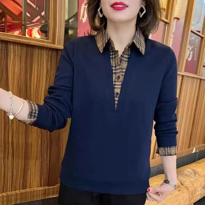 🔥 Baršunasta modna patchwork košulja novog stila 2025.