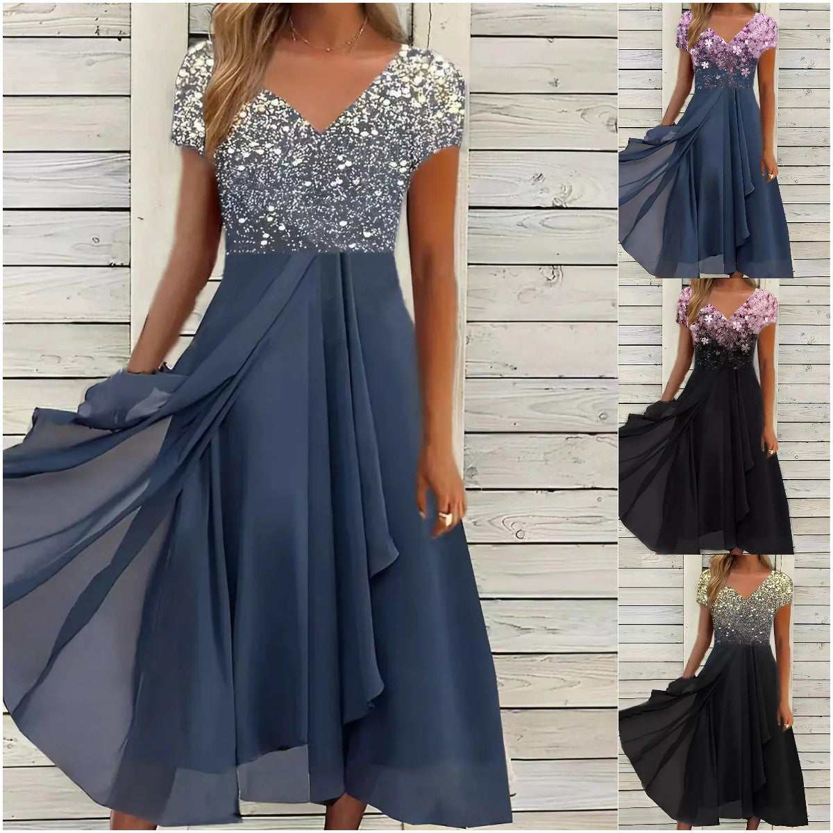 👗Novo za ljeto 2026. 🌈 Haljina od šifona - Mekana i ugodna za kožu, puna stila 【S-5XL】