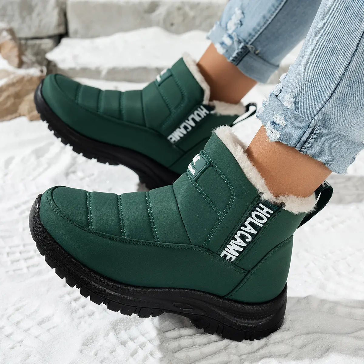 😍30% zniżki!🔥【36-43】Wodoodporne i ciepłe aksamitne buty śnieżne