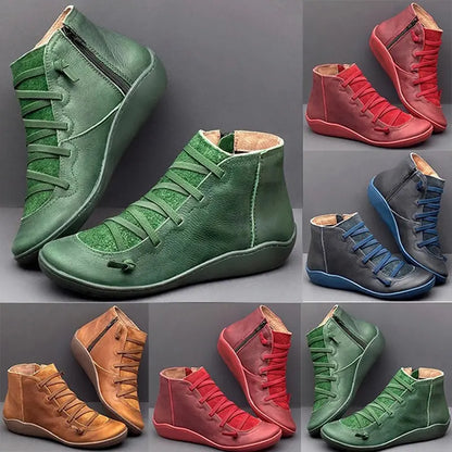 Nuevas zapatillas anchas de invierno para mujer 2026-botines casuales.