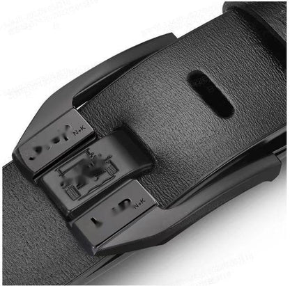 【Pago contra entrega】Cinturón retro para hombre de alta gama, cinturón de jeans con hebilla de cuero genuino, hebilla simple y moderna, piel de vaca seleccionada de una sola capa, resistente y duradera.