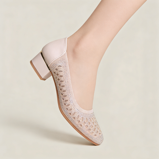 Ženske sandale francuskog stila - slip-on dizajn, mekani potplat, niska peta, udobne za nošenje