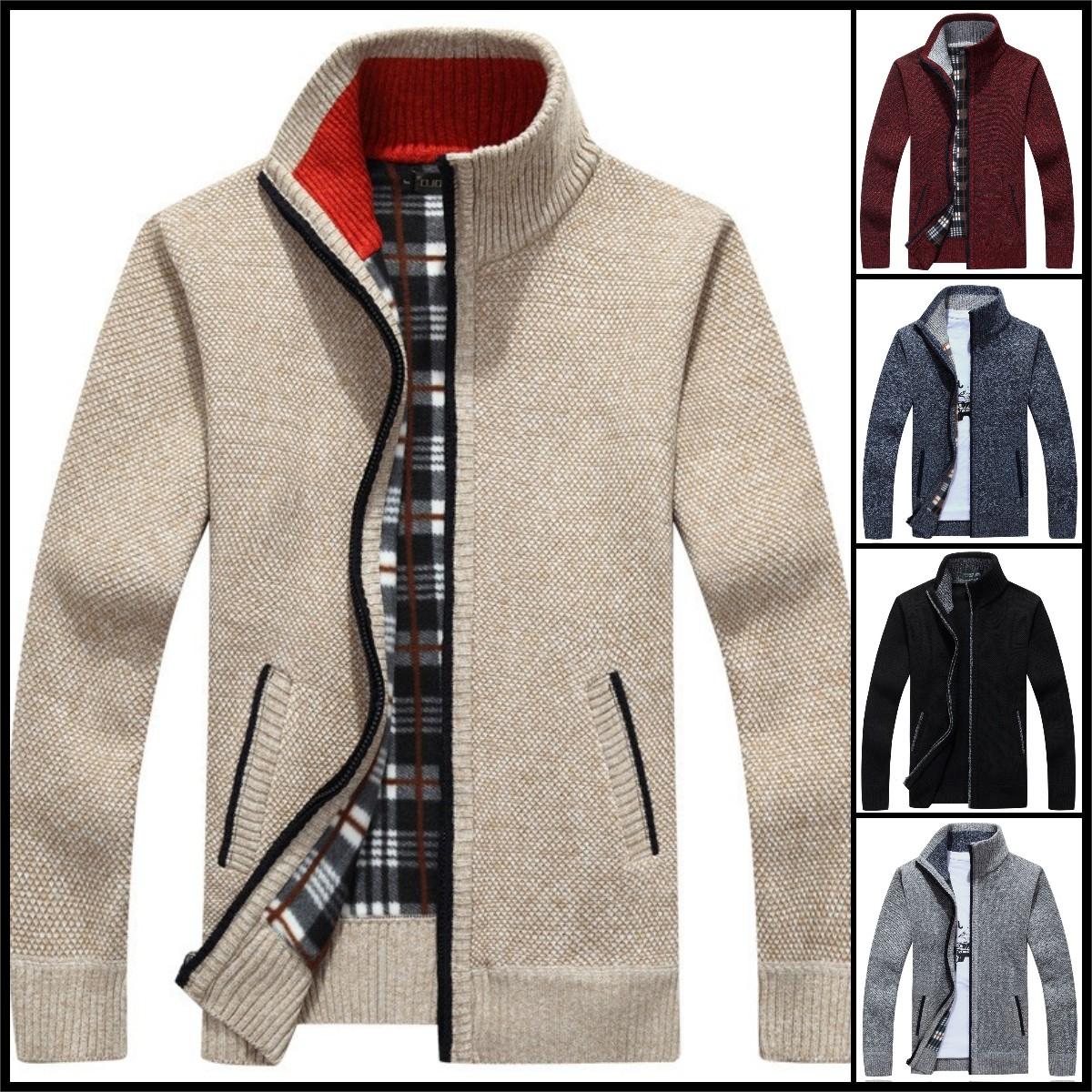 😎🧥【M-3XL】2025 Suéter suelto con cremallera de talla grande para hombre