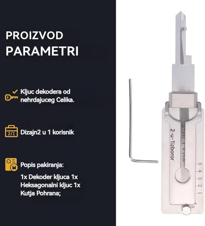🚚Plaćanje pouzećem🔑 - 50% popusta🔥Dekoder ključeva od nehrđajućeg čelika