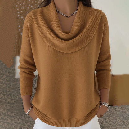 🔥🎀【S-3XL】Nowy sweter z długim rękawem w jednolitym kolorze na jesień/zimę 2025.