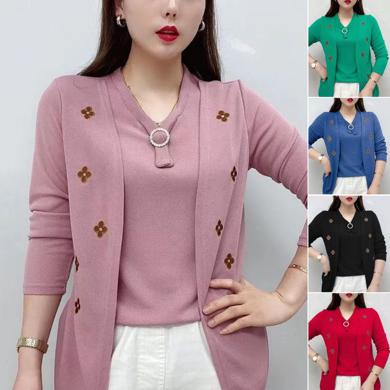 🎁💕【M-5XL】Doamnelor, vedeți acest nou tricou! Fabricat din bumbac pur, este moale și călduros.