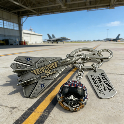 Плащане при доставка✨Ключодържател за 40-годишнината на Top Gun