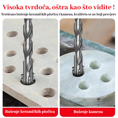 🥇【3+4+5+6+8+10+12mm】Sedma generacija ekscentričnog svrdla od super tvrdog volframovog čelika s nazubljenim rubom