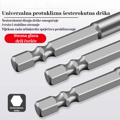 🥇【3+4+5+6+8+10+12mm】Sedma generacija ekscentričnog svrdla od super tvrdog volframovog čelika s nazubljenim rubom